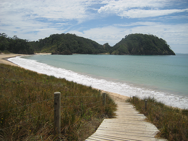 The beach at Matapouri