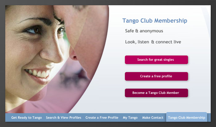 Tango Personals Flash Demo